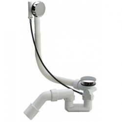 VIEGA Simplex Слив-перелив для ванны, полуавтомат, 72,5 см, хром. 595678