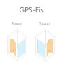 VegasGlass GPS-Fis Lux Душевой уголок, квадратный 80x80 см