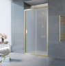 VegasGlass ZP Душевая дверь в нишу 105 см золото стекло матовое (сатин)