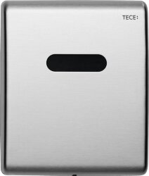 TECE Электронная панель смыва TECEplanus для писсуара, питание от батареи 6 В нержавеющая сталь, сатин. 9242350