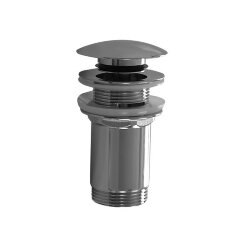 RAVAK Донный клапан для раковин с переливом "Click-Clack" длинный, хром. X01373