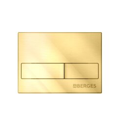 BERGES Кнопка для инсталляции NOVUM L9 золото глянец. 040019