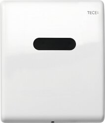 TECE Электронная панель смыва TECEplanus для писсуара, питание от батареи 6 В металл, белый глянцевый. 9242356