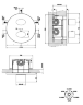 GESSI Ovale Внешние части термостатического смесителя, 3 позиции арт.23236. Схема.