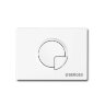 BERGES Кнопка для инсталляции NOVUM R4 Soft Touch белая. 040024