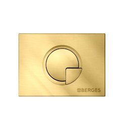 BERGES Кнопка для инсталляции NOVUM R9 золото глянец. 040029