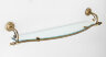 WELLWOOD DERBY Полка стеклянная 60 см, бронза. AC-0413B0209