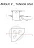 PESTAN CONFLUO STANDARD ANGLE 2 Угловой трап 194х194 мм металл с перфорацией Square (квадрат) покрытие хром 13000014 схема