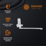 Orange Thermo Смеситель для ванны термостатический, поворотный излив, хром. T19-211cr