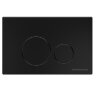 CERAMICA NOVA Комплект 4 в 1: инсталляция Envision с кнопкой смыва Round, чёрный матовый, унитаз PLAY 49 см безободковый, сидение с микролифтом, шумоизоляция. CN3001_1001B_1000