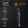 Orange Steel Смеситель для ванны напольный, никель. M99-336ni