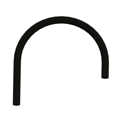 OMOIKIRI KANTO ОT-01 BL Сменный гибкий шланг для смесителя, черный, 4996003