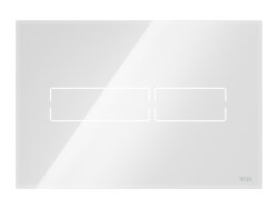 TECE Панель смыва TECElux Mini с электронным сенсорным приводом, стекло белое. 9240960