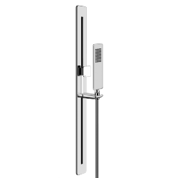 Gessi iSpa Shower Штанга в комплекте с душевой лейкой с защитой от известкового налета, шланг 1,5 м. арт.41144