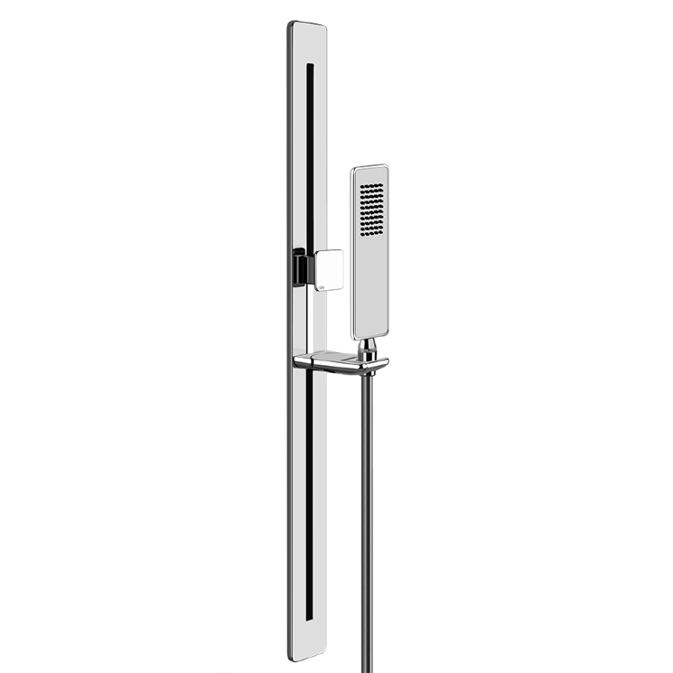 Gessi iSpa Shower Штанга в комплекте с душевой лейкой с защитой от известкового налета, шланг 1,5 м. арт.41144