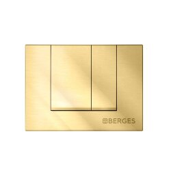 BERGES Кнопка для инсталляции NOVUM S9 золото глянец. 040049