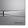 BERGES Кнопка для инсталляции NOVUM F2 матовый хром. 040052