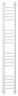 Сунержа Полотенцесушитель водяной Богема+ прямая 1200х150, матовый белый. 30-0220-1215