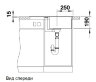 BLANCO METRA 45 S Compact Мойка для кухни 68х50 SILGRANIT® PuraDur®, кофе. 519581