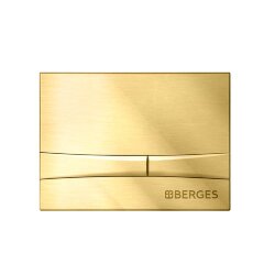 BERGES Кнопка для инсталляции NOVUM F9 золото глянец. 040059