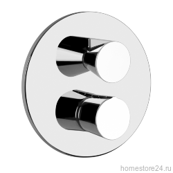 Gessi Cono Shower Внешние части для термостатического смесителя с подключением на 3/4, фильтрами и вентелем с керамическими дисками, на 1 позицию на 1/2 арт.45132