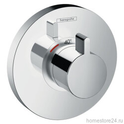 HANSGROHE Термостат ShowerSelect S встраиваемый для 2-х потребителей, внешняя часть, хром. 15743000