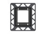 TECE Монтажная рамка для установки панелей смыва писсуара на уровне стены, пластик чёрный. 9242647