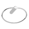 GESSI Ovale accessories Полотенцедержатель-кольцо арт.25709