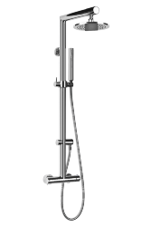 GESSI Minimali shower Душевая стойка с термостатом 216 мм. арт.23465
