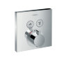 HANSGROHE Термостат ShowerSelect встраиваемый для двух потребителей, внешняя часть, хром. 15763000