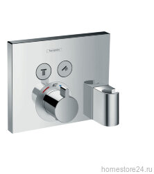 HANSGROHE Термостат ShowerSelect встраиваемый для двух потребителей, внешняя часть, хром. 15765000