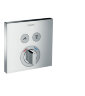 HANSGROHE Термостат ShowerSelect встраиваемый для двух потребителей, внешняя часть, хром. 15768000