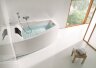 Акриловая ванна Roca Hall Angular 150х100 асимметричная левая белая ZRU9302864