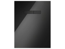 TECE Стеклянная панель TECElux с механическим блоком управления, стекло чёрное, клавиши чёрные. 9650005