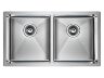 Paulmark TWIN Мойка для кухни 78х44 двойная нержавеющая сталь брашированная PM237844-BS