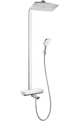 HANSGROHE Raindance Select E 360 Showerpipe для ванны, белый/хром. 27113400