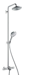 HANSGROHE Raindance Select S 240 Showerpipe для ванны, поворотный держатель 450 мм, хром. 27117000