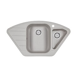 Paulmark Wiese Мойка для кухни 89х49 искусственный гранит, серый. PM529050-GR