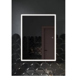 Sancos Cube Зеркало-шкаф c LED подсветкой 600х140х800 мм. CU600