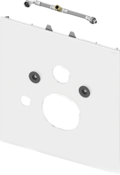 TECE Стеклянная панель TECElux для установки унитазов-биде (Geberit Aquaclean Sela и т. п.) нижняя, стекло белое. 9650104