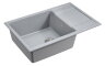 Paulmark VERLASS Мойка для кухни 78х50 искусственный гранит, серый металлик. PM317850-GRM