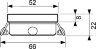 TECE Стеклянная панель TECEdrainline для душевого канала, прямая, 1200, белая. 601291