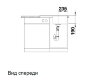 BLANCO ZIA 45 S Compact Мойка для кухни 68х50 SILGRANIT® PuraDur®, чёрный. 526009