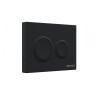 BERGES Инсталляция для подвесного унитаза, кнопка NOVUM O4 Soft Touch чёрная. 040265