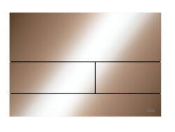 TECE Металлическая панель смыва для унитазов TECEsquare PVD покрытие глянцевое красный позолоченное. 9240841