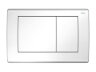 TECE Панель смыва унитаза TECEplanus для двойной системы смыва металл, белый глянцевый. 9240324