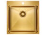 Paulmark KRONER Мойка для кухни 51х51, брашированное золото. PM215151-BG