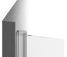 RAVAK Chrome CSD1-80 Душевая дверь в нишу распашная, стекло прозрачное AntiCalc, блестящий. 0QV40C00Z1