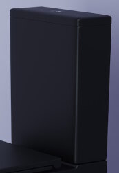 CERAMICA NOVA METROPOL Бачок для унитаза, двойной смыв 3/6, чёрный матовый. CN4001-TMB
