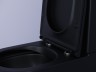 CERAMICA NOVA METROPOL Унитаз безободковый с бачком и сиденьем Soft-Close, чёрный матовый. CN4001MB